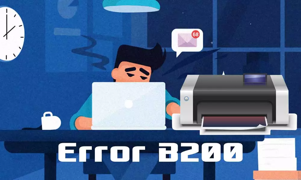 fix canon printer error b200