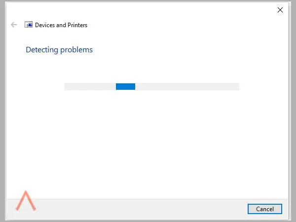 Windows will start looking for issues