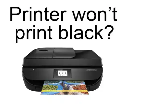 Printer Won't Print Black