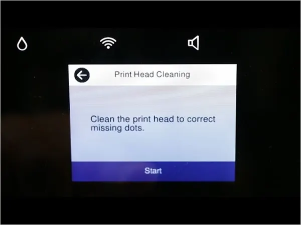 print head cleaning