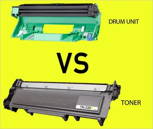 drum unit vs  toner