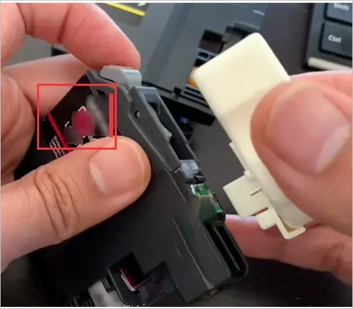 align the chip reset with cartridge