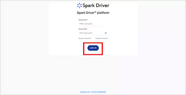 Spark Driver login system