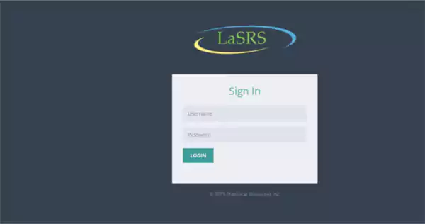LaSRS sign in pages