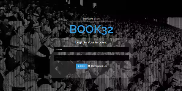 Book32 Login page