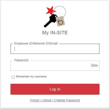 Enter Employee ID and Password