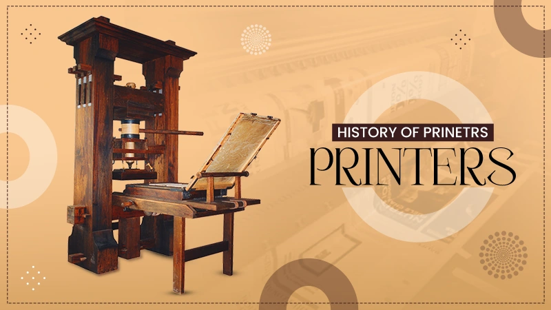 history of printers