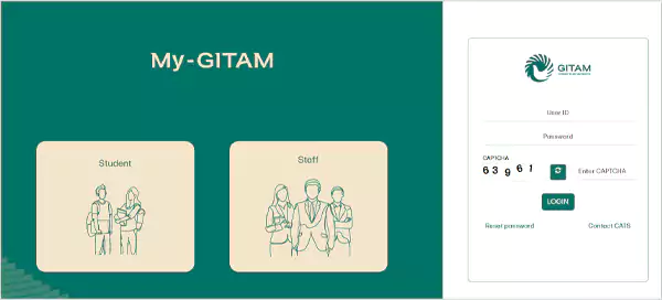 GITAM Web Login